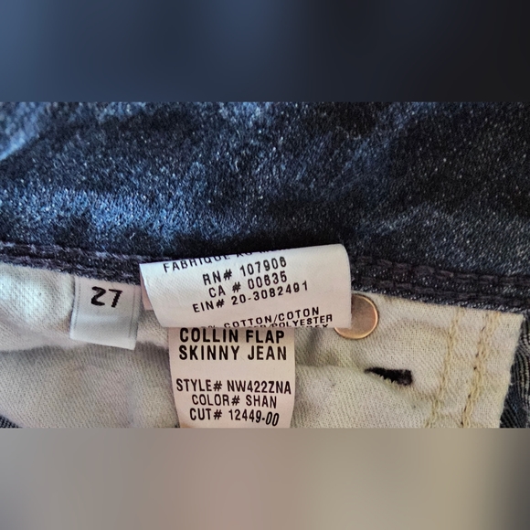 Women's Hudson Collin Flap Skinny Jeans, Size 27 - Picture 13 of 14